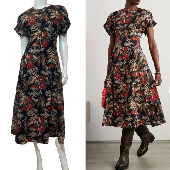 Ulla Johnson Midi Dress 6 - Picture 3 of 7